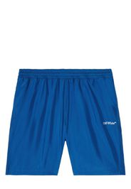 Off-White Arrows-print swim shorts - Blu