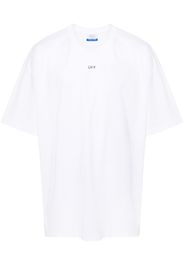 Off-White logo-stamp cotton T-shirt - Bianco