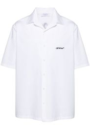 Off-White Gothic Arrow poplin shirt - Bianco