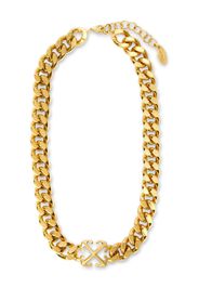 Off-White Collana a catena Arrow - Oro