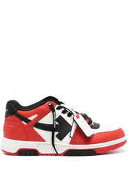 Off-White Out Of Office colour-block sneakers - 2510 RED BLACK