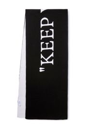 Off-White Sciarpa Keep Warm - Nero