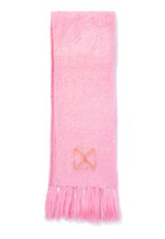 Off-White Sciarpa con intarsio - Rosa