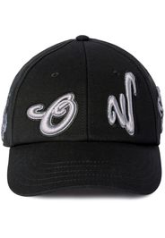 Off-White Cappello con ricamo - Nero