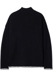 Off-White Maglione con ricamo - Nero