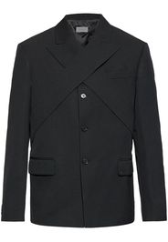 Off-White Blazer con spalline incrociate - 1010 BLACK - BLACK