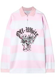 Off-White Polo a maniche lunghe - Rosa