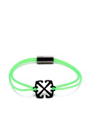 Off-White Bracciale con ciondolo Arrows - Verde