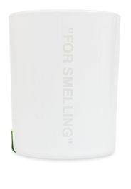 Off-White Arid Earth logo-print scented candle (200g) - Bianco