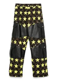 Off-White Pantaloni Stars AO Samurai - Marrone