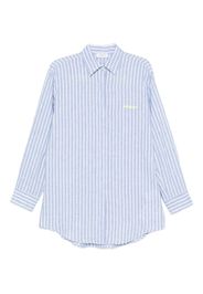 Off-White Chemisier a righe - Blu