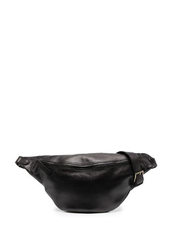 large leather belt bag