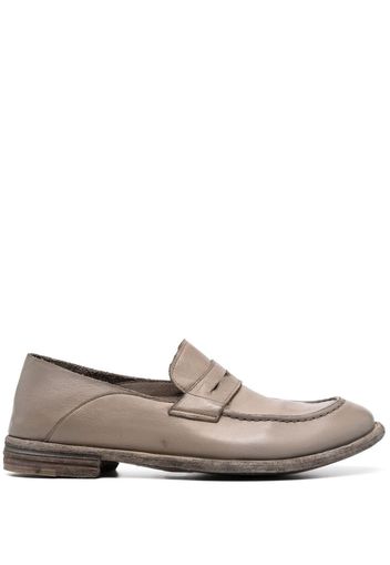 Officine Creative pebbled buffalo leather loafers - Toni neutri