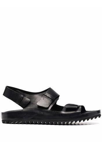 Officine Creative Agora double strap sandals - Nero