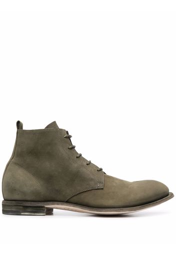 Officine Creative Durga 002 suede boots - Verde