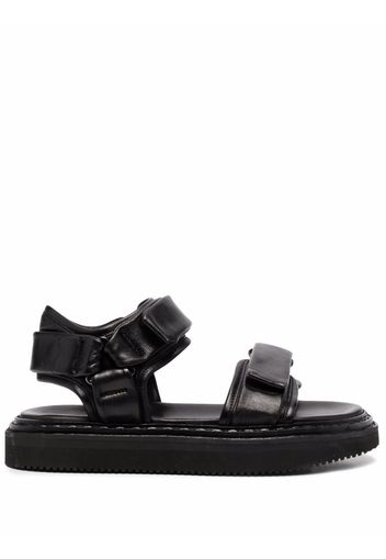 Officine Creative Ios 103 touch-strap leather sandals - Nero