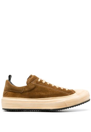 Officine Creative Frida suede-leather sneakers - Marrone