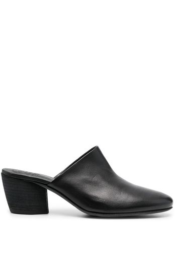 Officine Creative Mules Beth con tacco largo - Nero