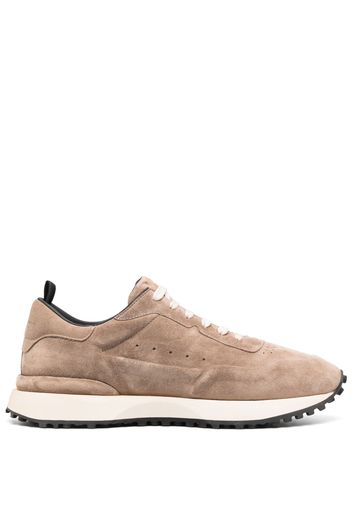 Officine Creative Keynes low-top suede sneakers - Marrone