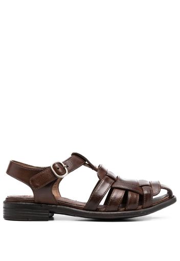 Officine Creative Calixte 045 leather sandals - Marrone