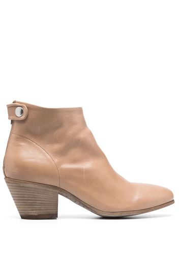 Officine Creative almond-toe calf-leather boots - Toni neutri