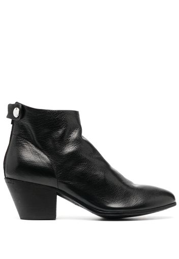 Officine Creative 60mm rear press-stud ankle boots - Nero