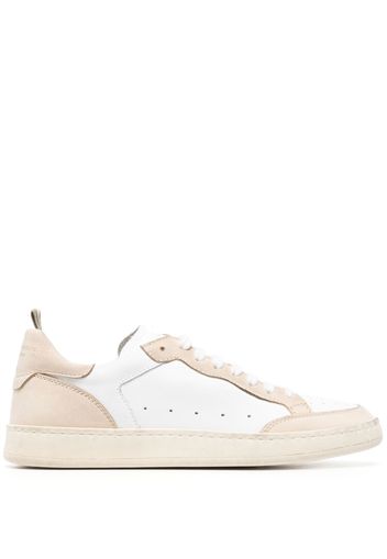 Officine Creative perforated-detail low-top sneakers - Bianco