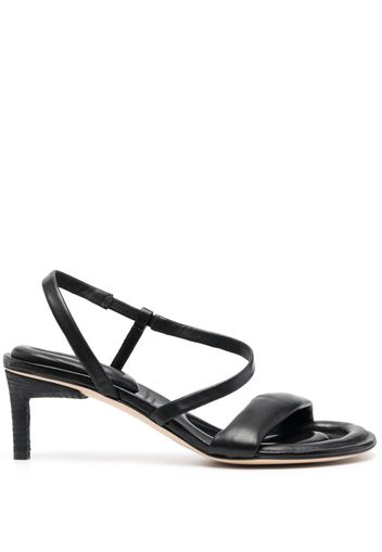 Officine Creative Collin leather 80mm sandals - Nero