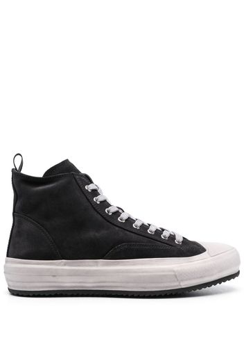 Officine Creative Sneakers alte in pelle - Nero