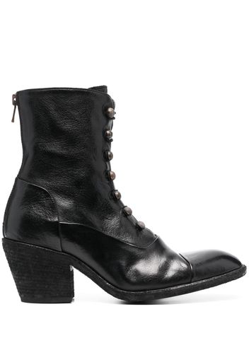 Officine Creative round-toe 70mm ankle boots - Nero