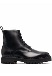 Officine Creative leather lace-up boots - Nero