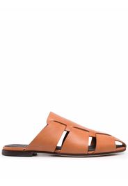 Officine Creative Cuba 001 caged-strap mules - Marrone