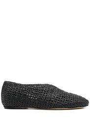 Officine Creative Bessie interwoven leather shoes - Nero