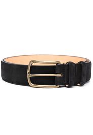 Officine Creative suede buckle belt - Nero