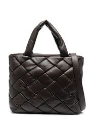 Officine Creative quilted tote bag - Marrone