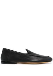 Officine Creative almond-toe leather loafers - Nero