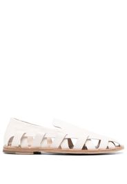 Officine Creative Miles 003 cut-out leather sandals - Toni neutri