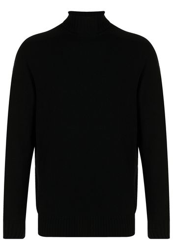 Officine Generale roll-neck knit jumper - Nero