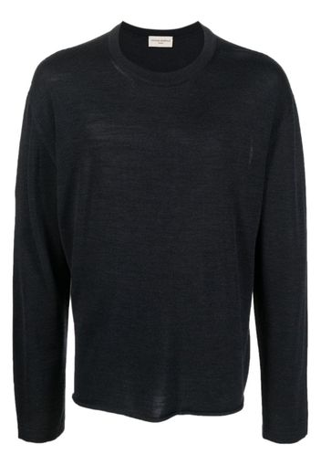 Officine Generale crew-neck long-sleeve jumper - Blu