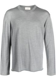 Officine Generale long-sleeve knitted jumper - Grigio