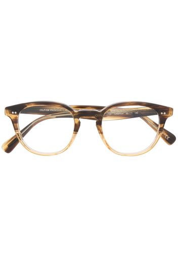 Oliver Peoples Occhiali tondi Desmon - Toni neutri