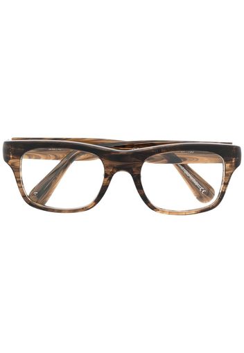 Oliver Peoples Occhiali squadrati Brisdon - Marrone