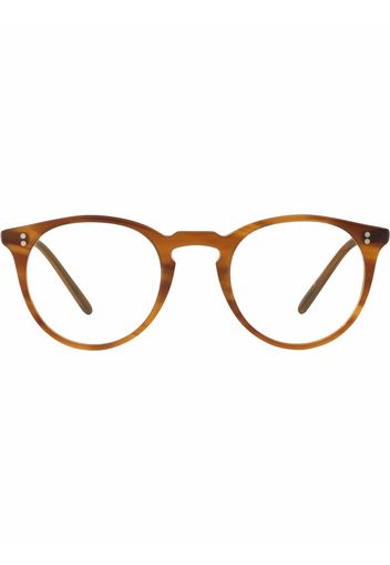 Oliver Peoples Occhiali tondi O'Malley - Bianco