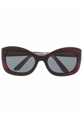 Oliver Peoples Occhiali da sole cat-eye Edina - Rosso