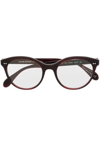 Oliver Peoples Occhiali da sole Gwinn tondi - Rosso