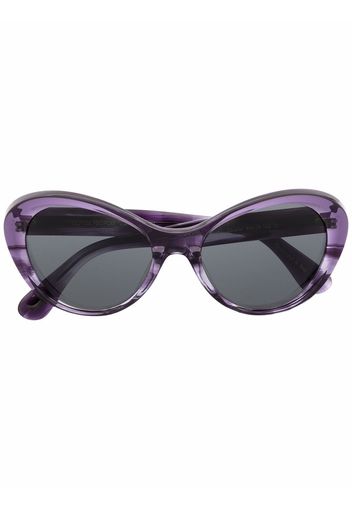 Oliver Peoples Occhiali da sole con effetto tartarugato - Viola