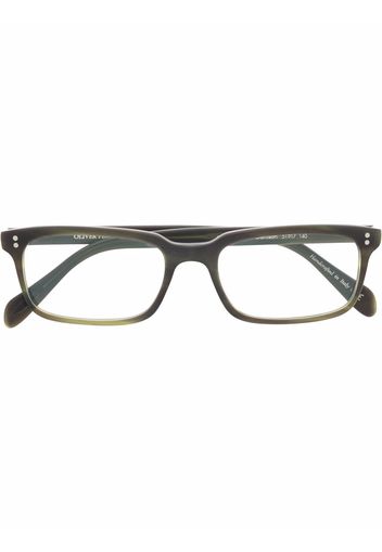 Oliver Peoples Denison square-frame glasses - Verde