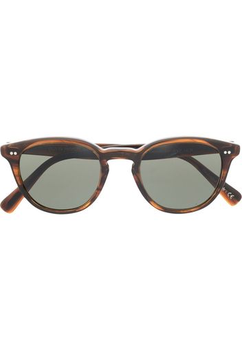 Oliver Peoples Occhiali da sole con effetto tartarugato - Marrone