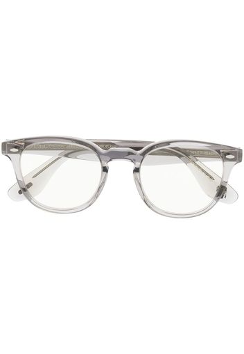 Oliver Peoples Occhiali con montatura trasparente - Grigio