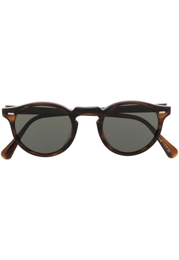 Oliver Peoples Occhiali da sole Gregory tondi - Marrone